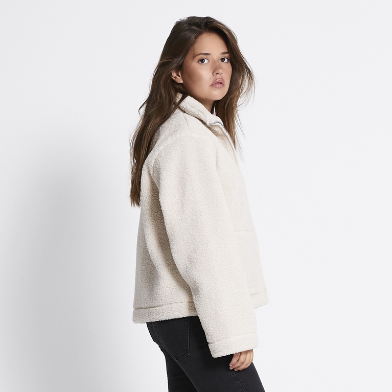 Pile jacket "Maxime" Off white